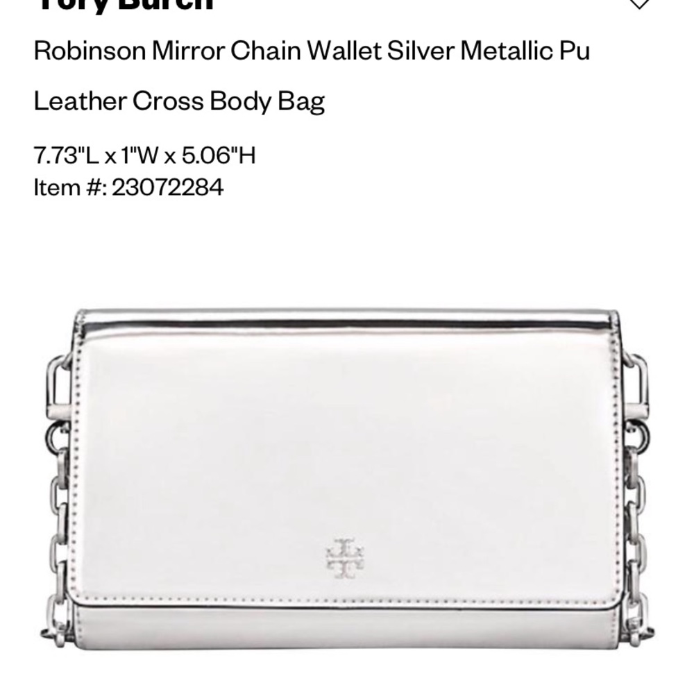 COPY - Tory Burch Robinson mirror chain bag